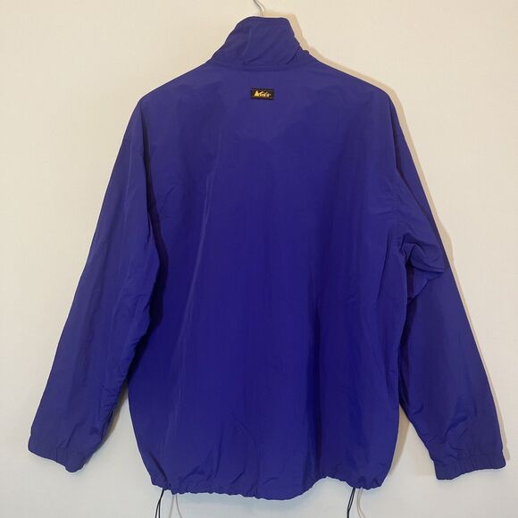 Vintage 90s 1993 REI Versatech Rain Windbreaker Anorak Full Zip Jacket Sz L - Picture 3 of 14